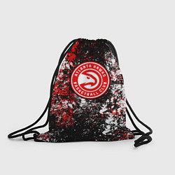 Рюкзак-мешок Atlanta Hawks, цвет: 3D-принт
