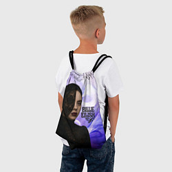 Рюкзак-мешок Готический стиль Билли Айлиш, цвет: 3D-принт — фото 2