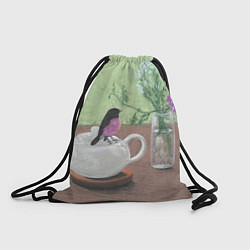 Мешок для обуви Птичка на чайнике