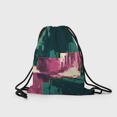 Мешок для обуви Дрифтующий спорткар / 3D-принт – фото 2