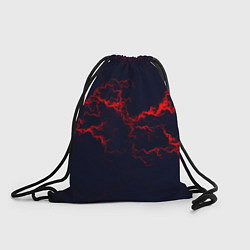 Рюкзак-мешок Lightning red glow, цвет: 3D-принт