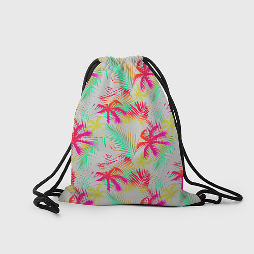 Мешок для обуви Palm yellow pink / 3D-принт – фото 2