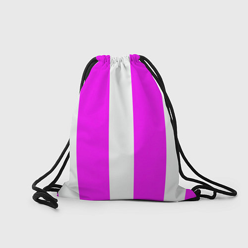 Мешок для обуви Color white pink line / 3D-принт – фото 2