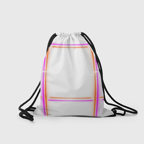 Мешок для обуви Neon white orange pink / 3D-принт – фото 2