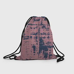 Рюкзак-мешок Текстура с потертостями сине-розовая, цвет: 3D-принт