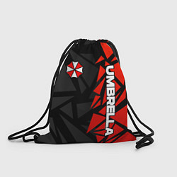 Мешок для обуви Umbrella corp - красные фрагменты