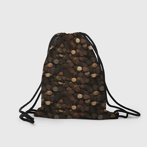 Мешок для обуви Монеты - паттерн / 3D-принт – фото 2