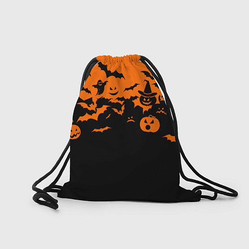 Мешок для обуви Хэллоуин тыквы и призраки / 3D-принт – фото 2
