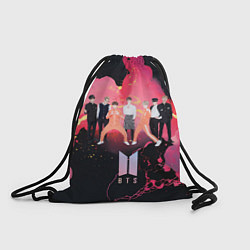 Рюкзак-мешок BTS k-pop music, цвет: 3D-принт