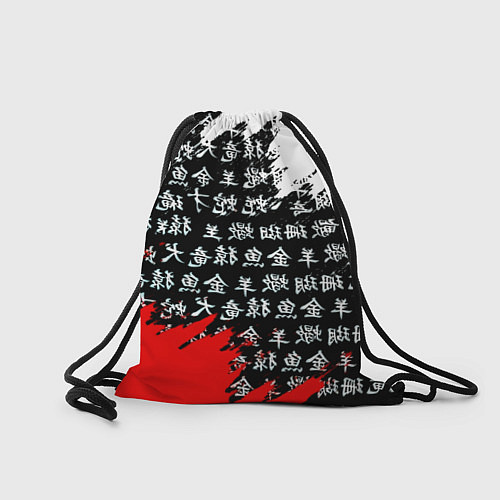 Мешок для обуви Ливерпуль китайские символы краски / 3D-принт – фото 2