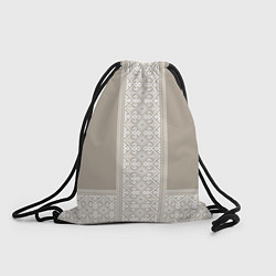 Рюкзак-мешок Славянский орнамент-вышиванка рубаха, цвет: 3D-принт