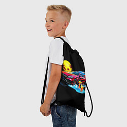 Рюкзак-мешок Mercedes amg, цвет: 3D-принт — фото 2