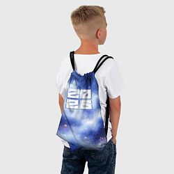 Рюкзак-мешок 2026 сине-голубая дымка, цвет: 3D-принт — фото 2