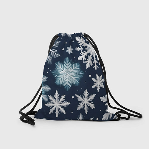 Мешок для обуви Снежное небо / 3D-принт – фото 2