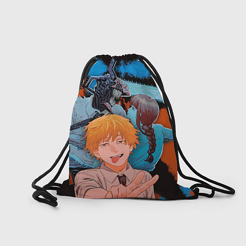 Мешок для обуви Дэндзи и Макима из Человек бензопила / 3D-принт – фото 2