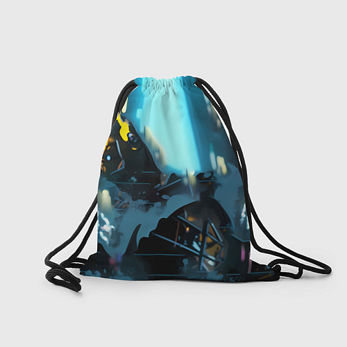 Мешок для обуви Шрек в неоновых очках / 3D-принт – фото 2