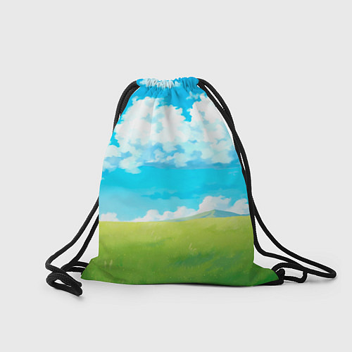 Мешок для обуви Слоненок с цветочком / 3D-принт – фото 2