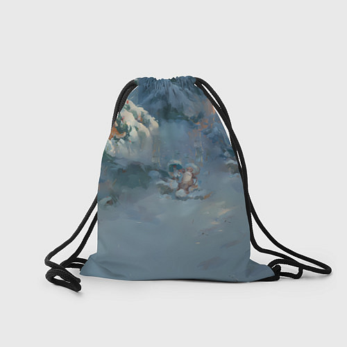 Мешок для обуви Лошадка с подарками в лесу / 3D-принт – фото 2