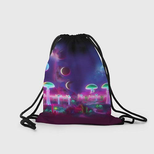 Мешок для обуви Космонавт Шрук в неоновом скафандре на загадочной / 3D-принт – фото 2