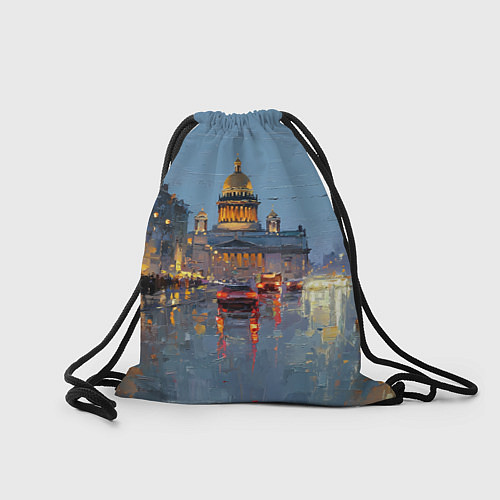 Мешок для обуви Зимний Питер / 3D-принт – фото 2