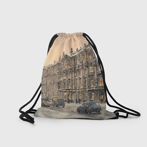 Мешок для обуви Зима в Санкт-Петербурге / 3D-принт – фото 2