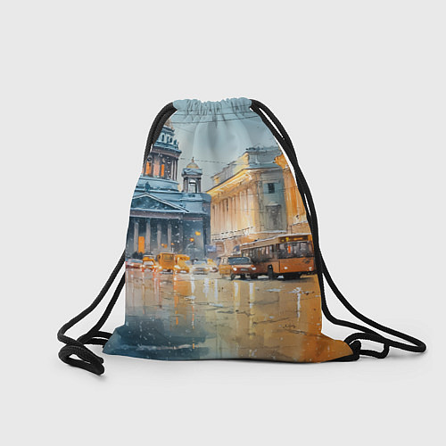 Мешок для обуви Зимний Питер / 3D-принт – фото 2