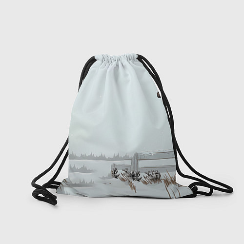 Мешок для обуви Лошадка везет новогодние подарки / 3D-принт – фото 2