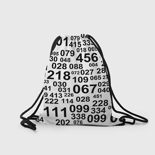 Мешок для обуви Лестер сити цифры символы / 3D-принт – фото 2
