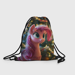 Рюкзак-мешок Милая лошадка с розовой гривой, цвет: 3D-принт