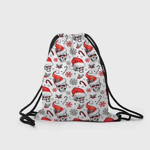 Мешок для обуви Новогодние черепа / 3D-принт – фото 2
