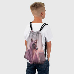 Рюкзак-мешок Лошадка в худи, цвет: 3D-принт — фото 2