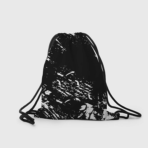 Мешок для обуви Juventus белые штрихи красок / 3D-принт – фото 2