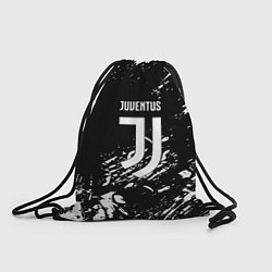 Рюкзак-мешок Juventus белые штрихи красок, цвет: 3D-принт