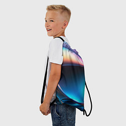 Рюкзак-мешок Галактический шар, цвет: 3D-принт — фото 2