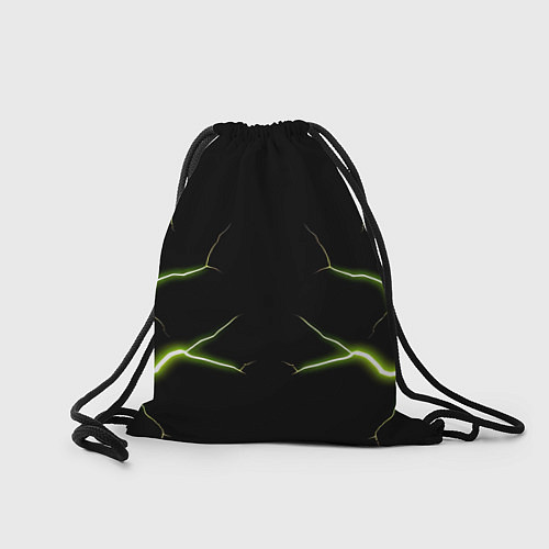 Мешок для обуви Color green black / 3D-принт – фото 2