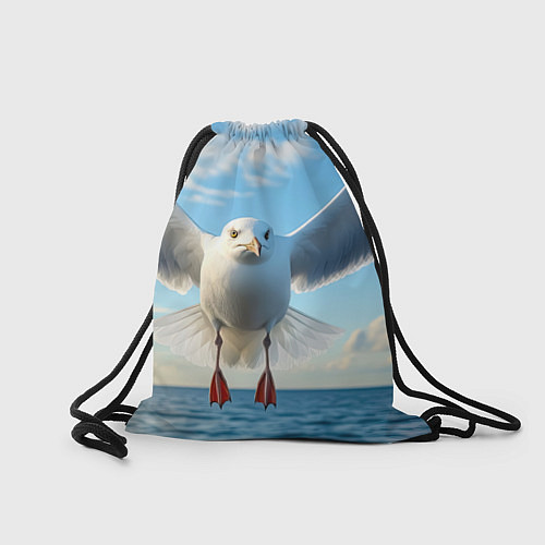 Мешок для обуви Чайка над волной / 3D-принт – фото 2