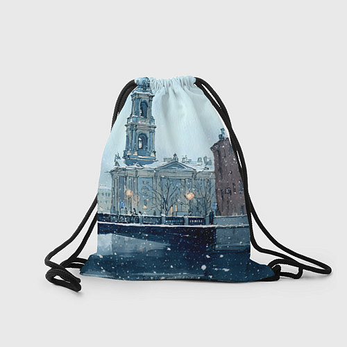 Мешок для обуви Зимний Питер / 3D-принт – фото 2