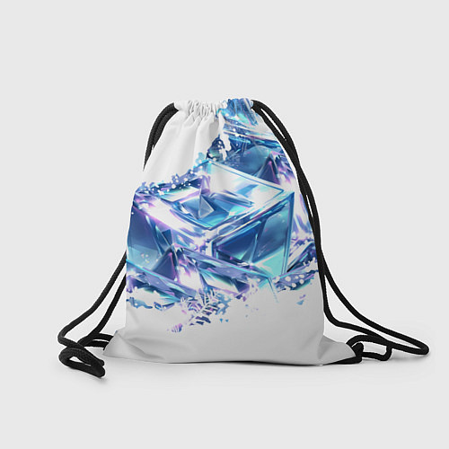 Мешок для обуви Пингвины и лёд / 3D-принт – фото 2