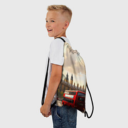 Рюкзак-мешок Лондон в осеннем сиянии, цвет: 3D-принт — фото 2