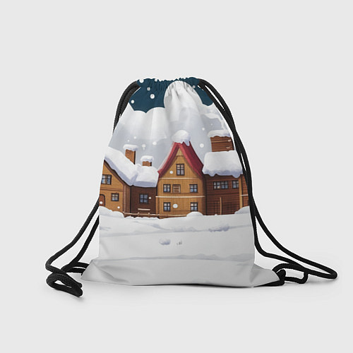 Мешок для обуви Новогодняя лошадка с мешком подарков / 3D-принт – фото 2