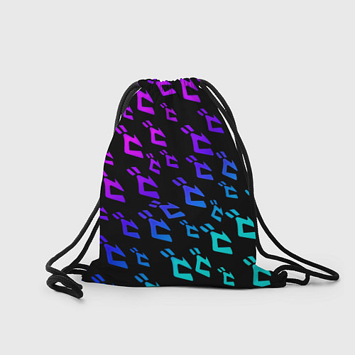 Мешок для обуви Barcelona x jojo pattern neon / 3D-принт – фото 2