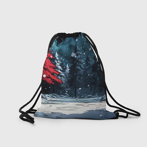 Мешок для обуви Огненная лошадь с крыльями / 3D-принт – фото 2