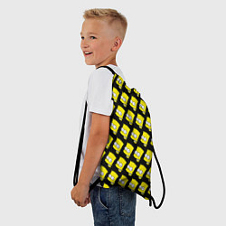 Рюкзак-мешок Барт Симпсон: узор, цвет: 3D-принт — фото 2