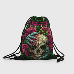 Рюкзак-мешок BFMV: Roses Skull, цвет: 3D-принт