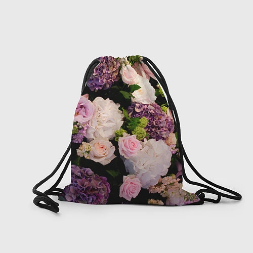 Мешок для обуви Весенние цветы / 3D-принт – фото 2