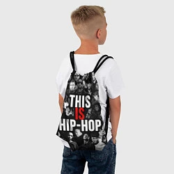 Рюкзак-мешок This is hip-hop, цвет: 3D-принт — фото 2