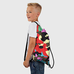 Рюкзак-мешок Яркий камуфляж, цвет: 3D-принт — фото 2