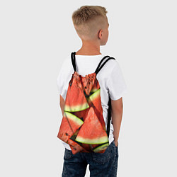 Рюкзак-мешок Дольки арбуза, цвет: 3D-принт — фото 2