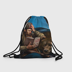 Рюкзак-мешок Спутник партизана, цвет: 3D-принт