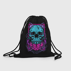 Рюкзак-мешок Кислотный череп, цвет: 3D-принт